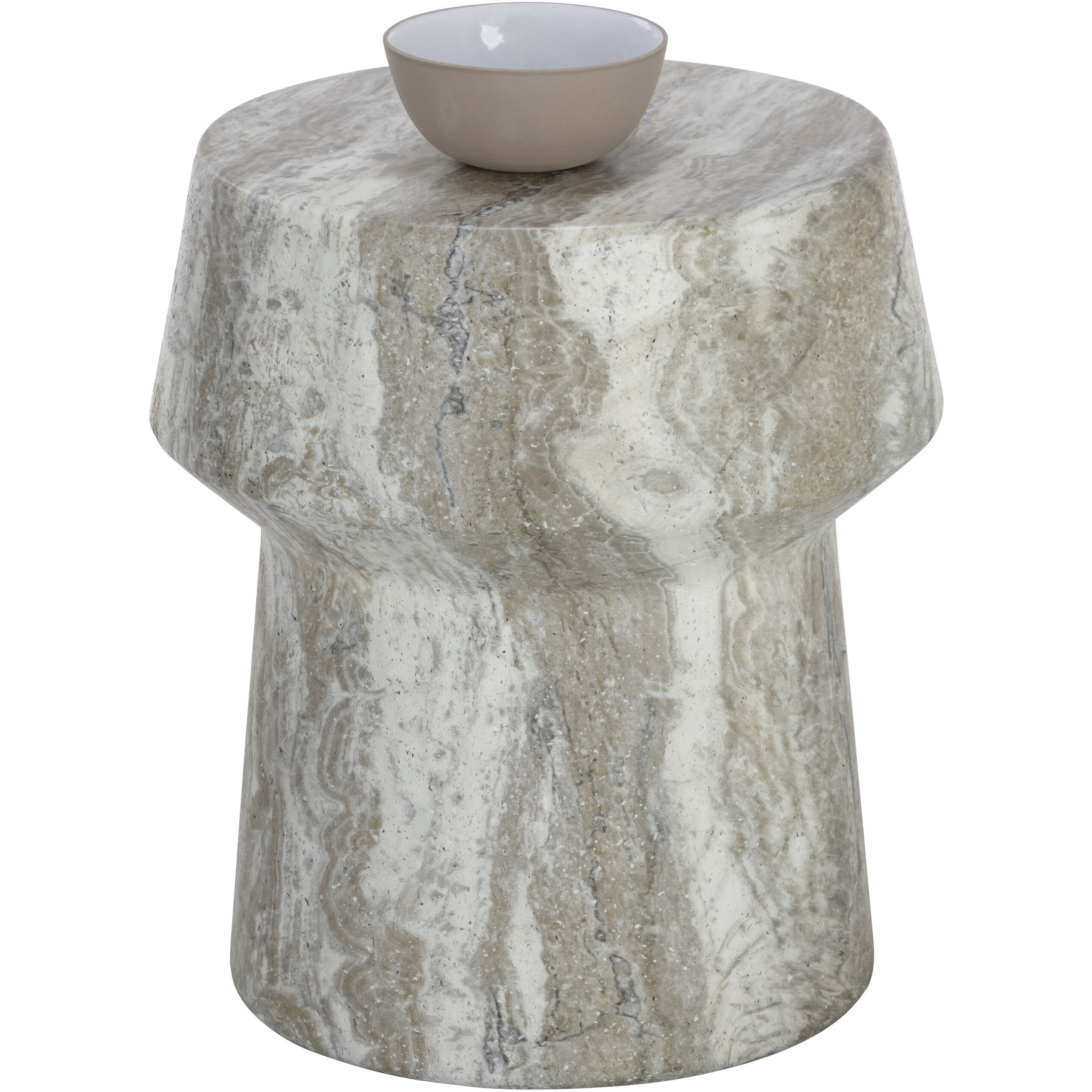 Brie 19.5 X 18.5 inch Grey Outdoor End Table